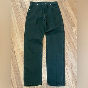 Vintage green‎ wrangler 11x32 jeans wrancher green read discription